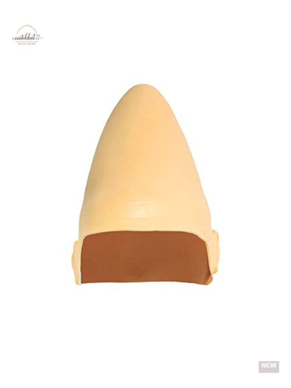 Funny Latex Cone Head Mask Halloween Cosplay Prank Party Accessory